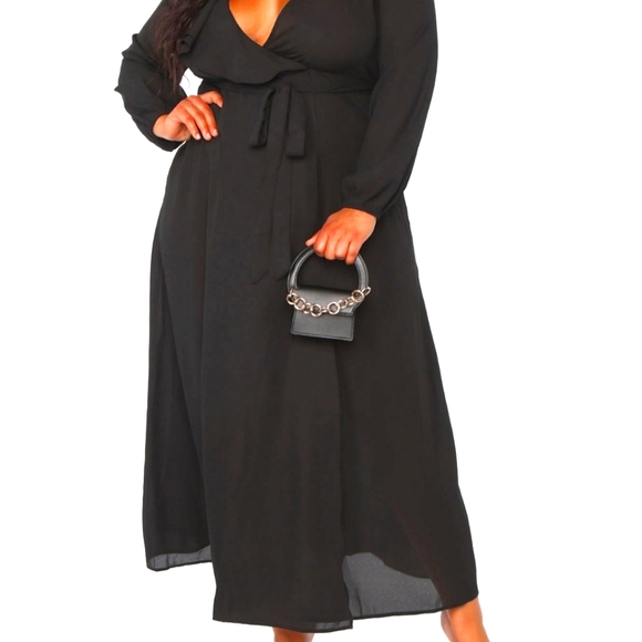 Fashion Nova Dresses & Skirts - Fashion Nova, It's My Prerogative Maxi Dress, Black, Size 1X